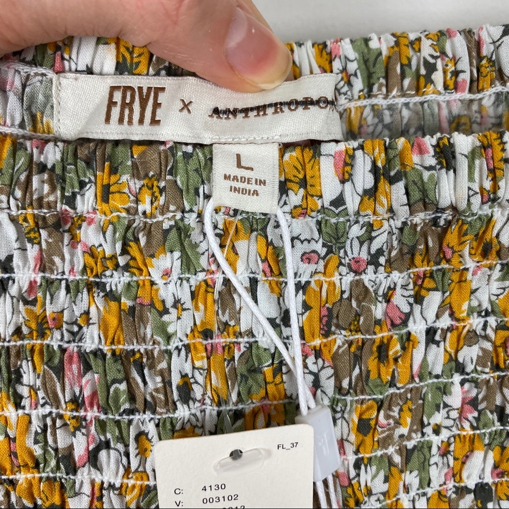 Anthropologie x Frye Alice Floral Maxi Dress Large - Picture 8 of 12